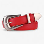 Faux Leather Buckle Belt for Casual and Formal Wear