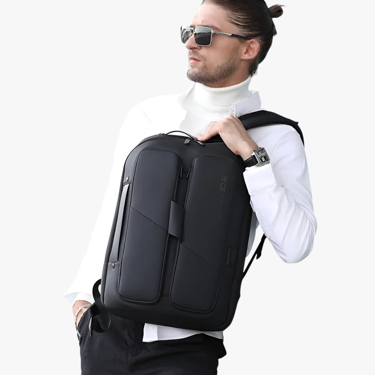 Water-Resistant Laptop Backpack with Anti-Theft Pockets