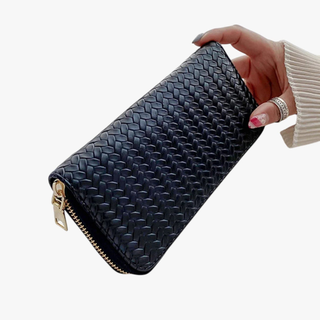 Cartera larga con bolsillo específico para el móvil y ranuras para tarjetas