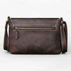 Bolso de hombro de estilo vintage con bolsillos estructurados