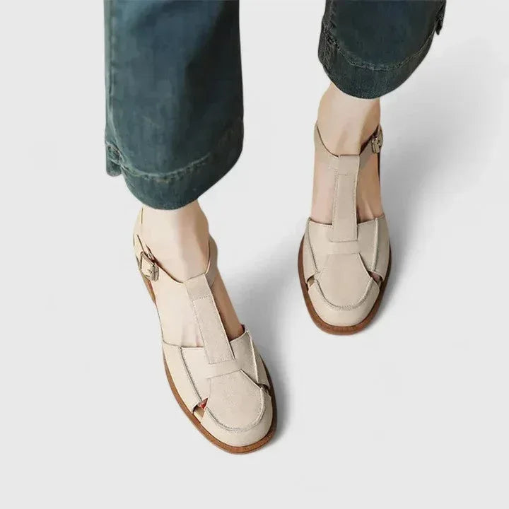 Sandalias Mary Jane con empeine transpirable