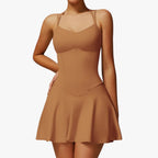 Quick-Drying Sports Dress with Hidden Side Pocket