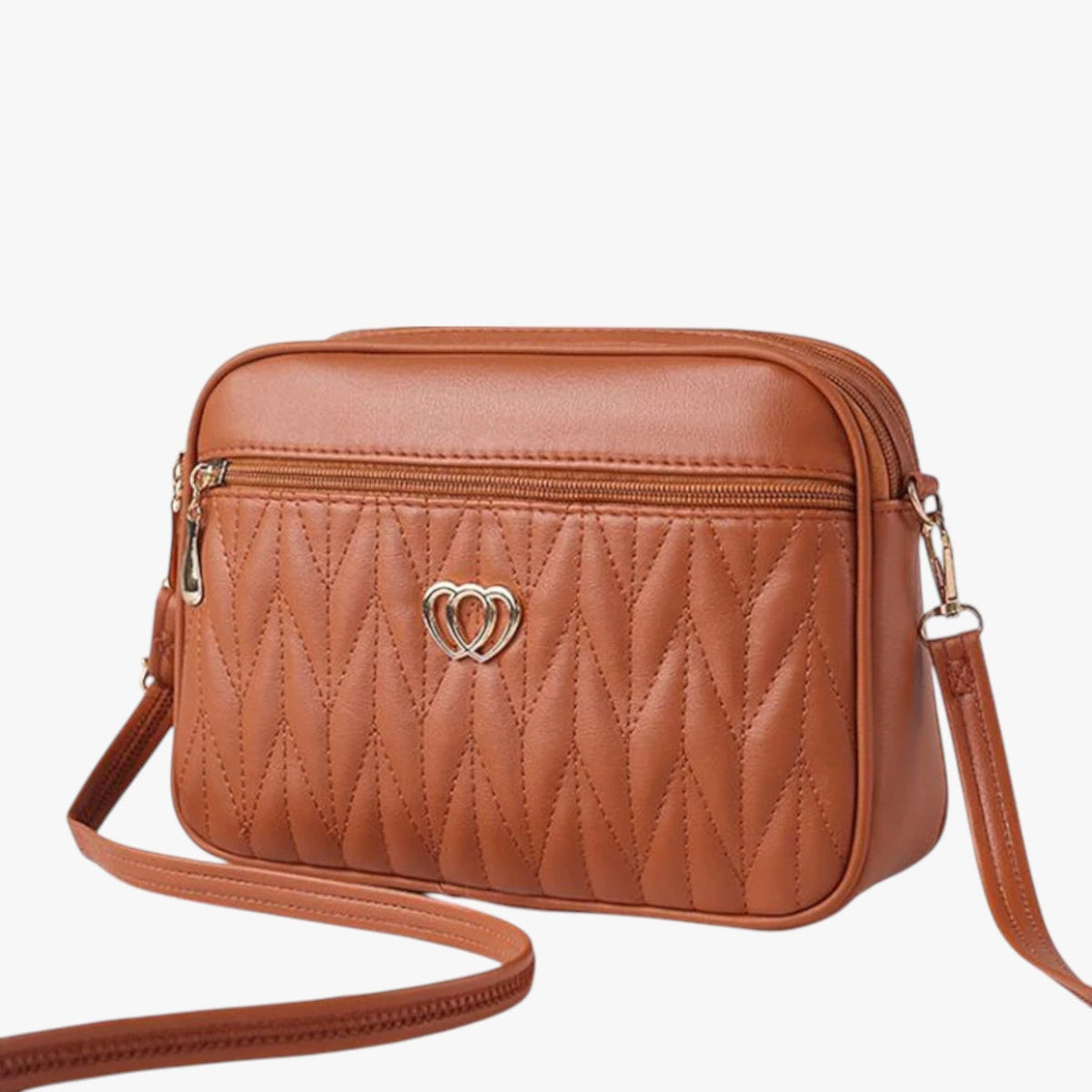 Bolso de piel sintética PU suave con correa bandolera ajustable