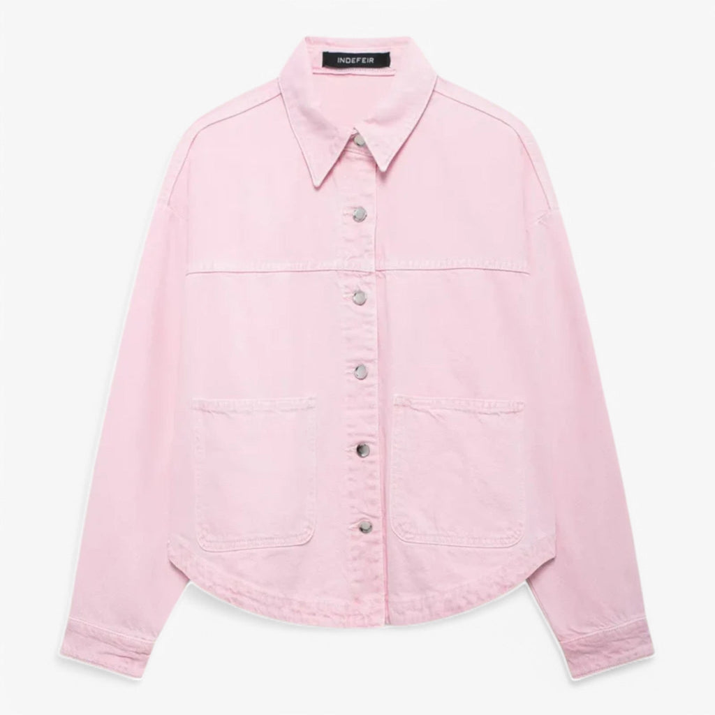 Jacka i denimlook med funktionellt tyg som andas