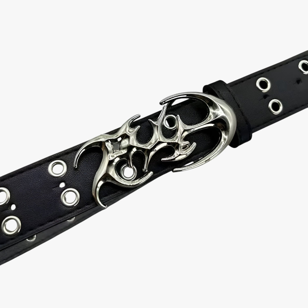Y2K Hollow-Cut Faux Leather Belt for Any Outfit