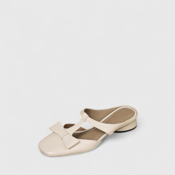 Slip in-sandaler med halkfri sula i mjuka toner
