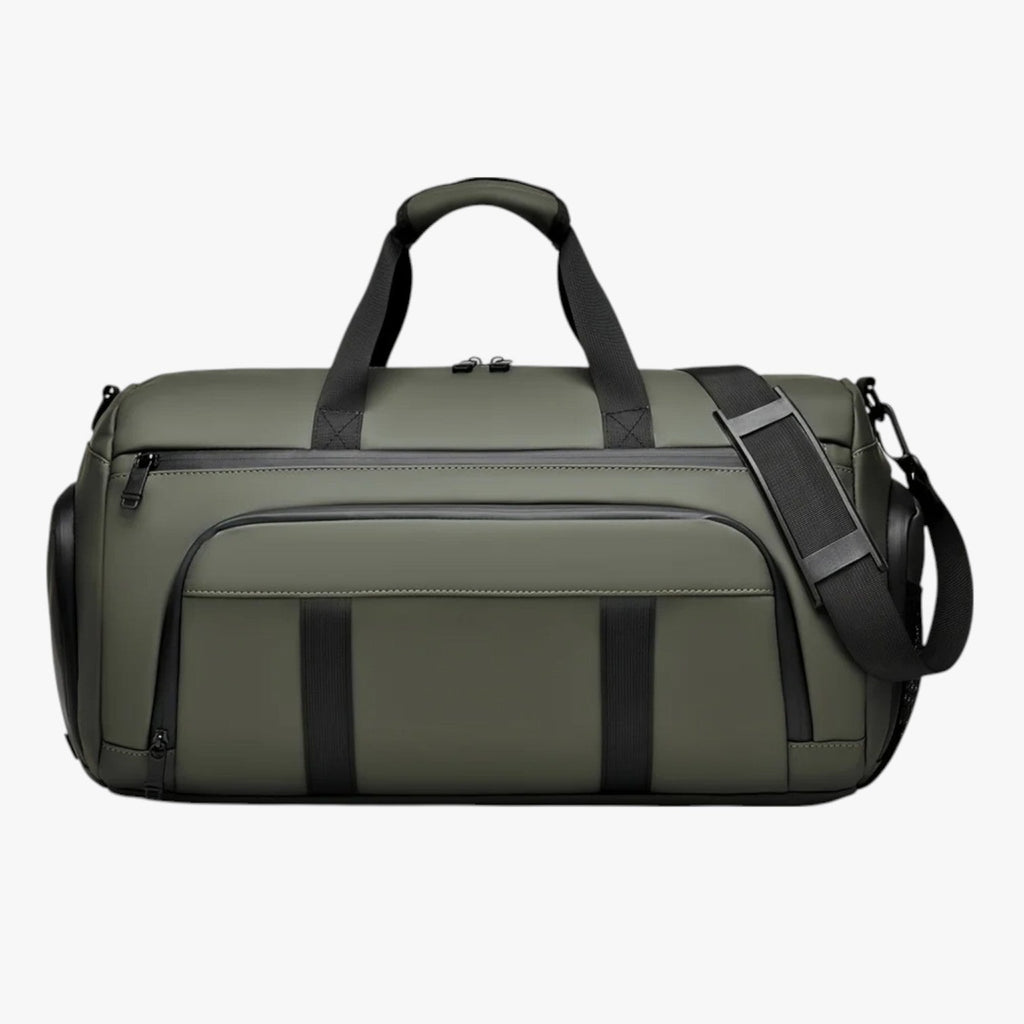 Durable Canvas Sports Duffel Bag with Adjustable Strap