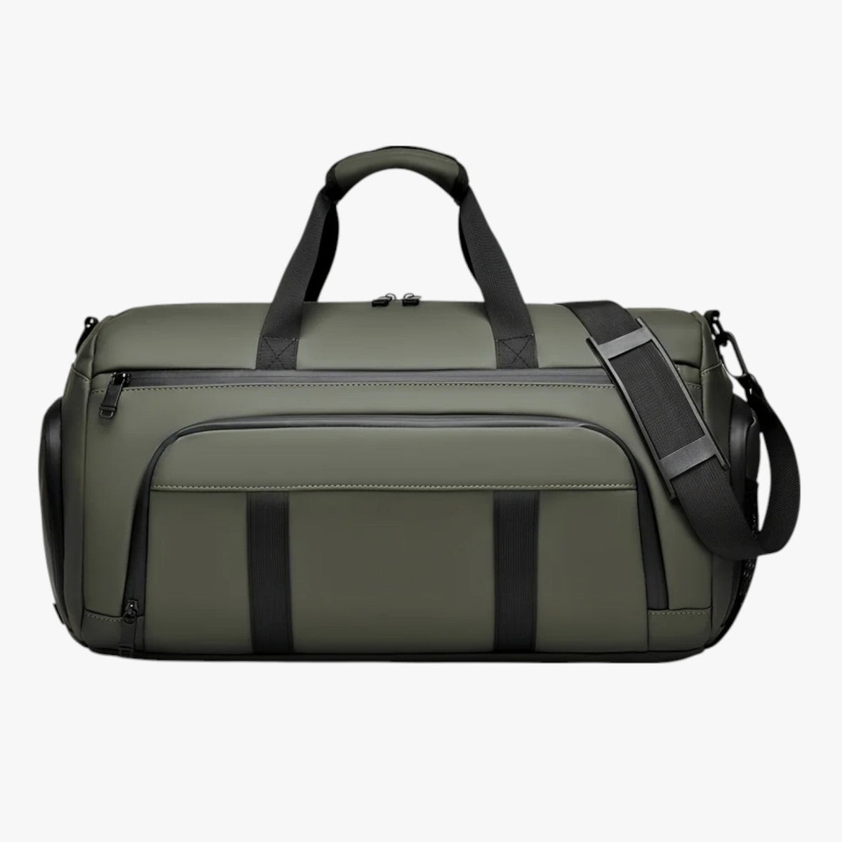 Durable Canvas Sports Duffel Bag with Adjustable Strap