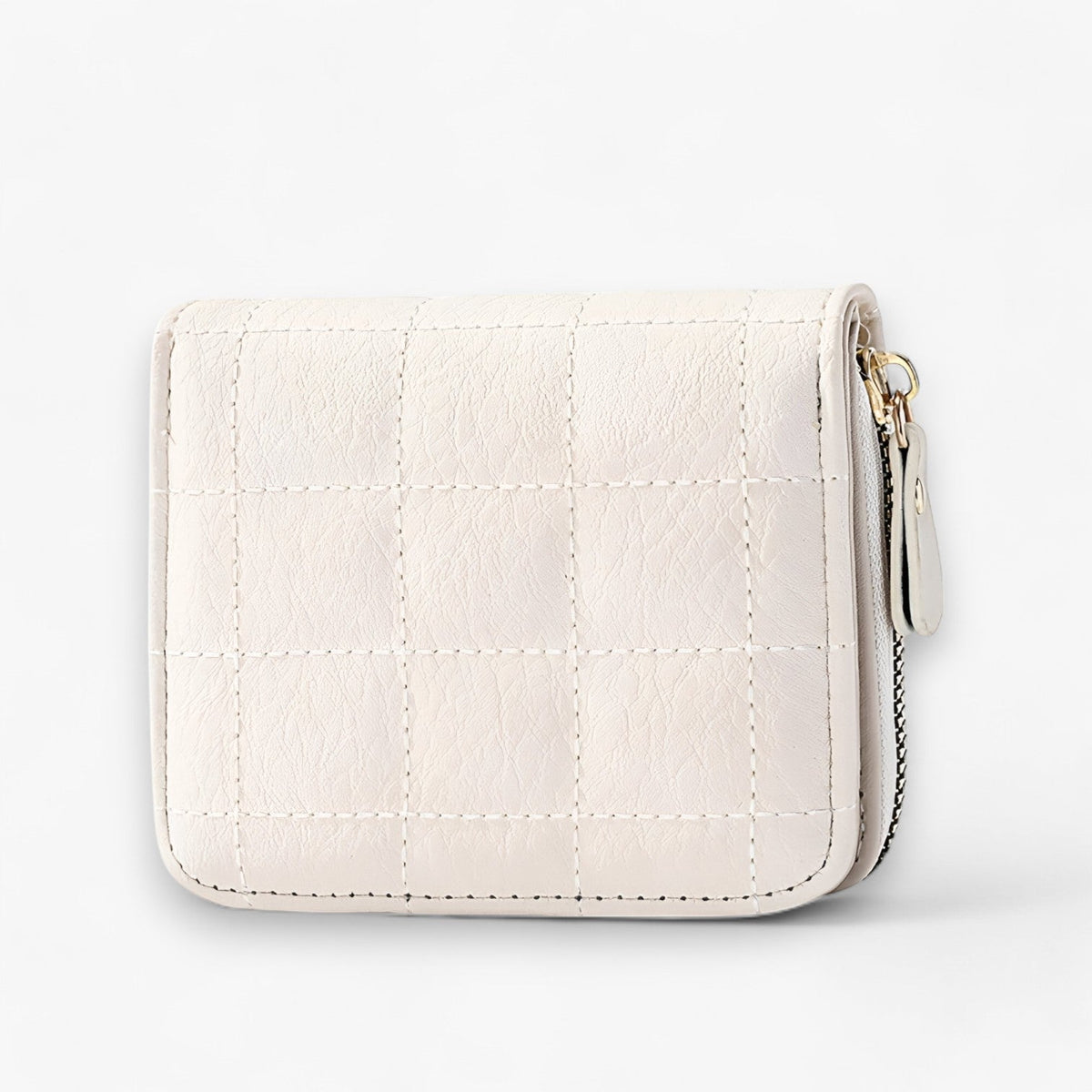 Compact PU Leather Zip Wallet for Everyday Use