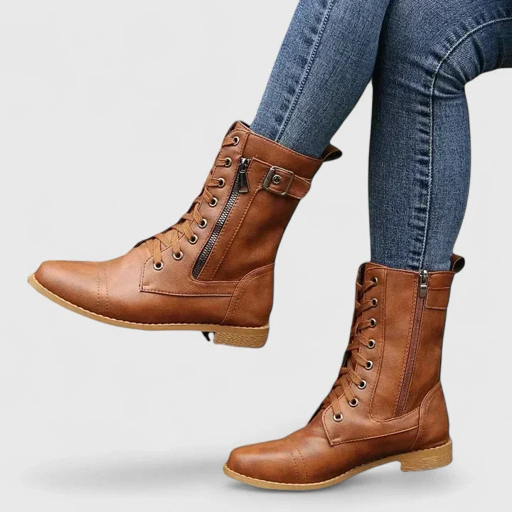 Stödjande boots med bekväm passform