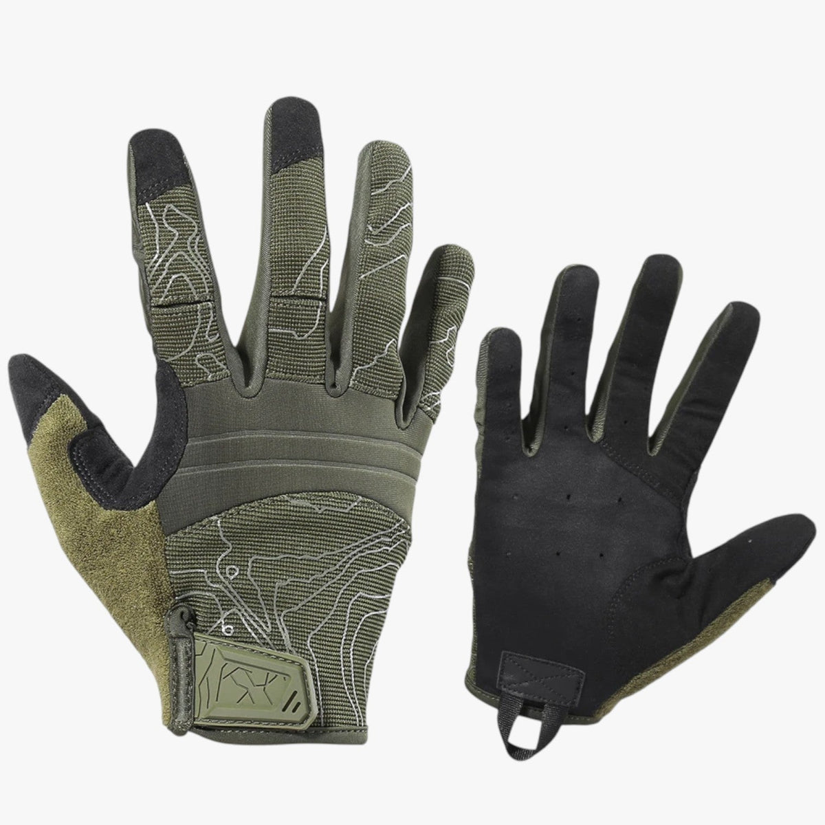 Full-Finger Tactical Touchscreen Gloves with Grip Lining