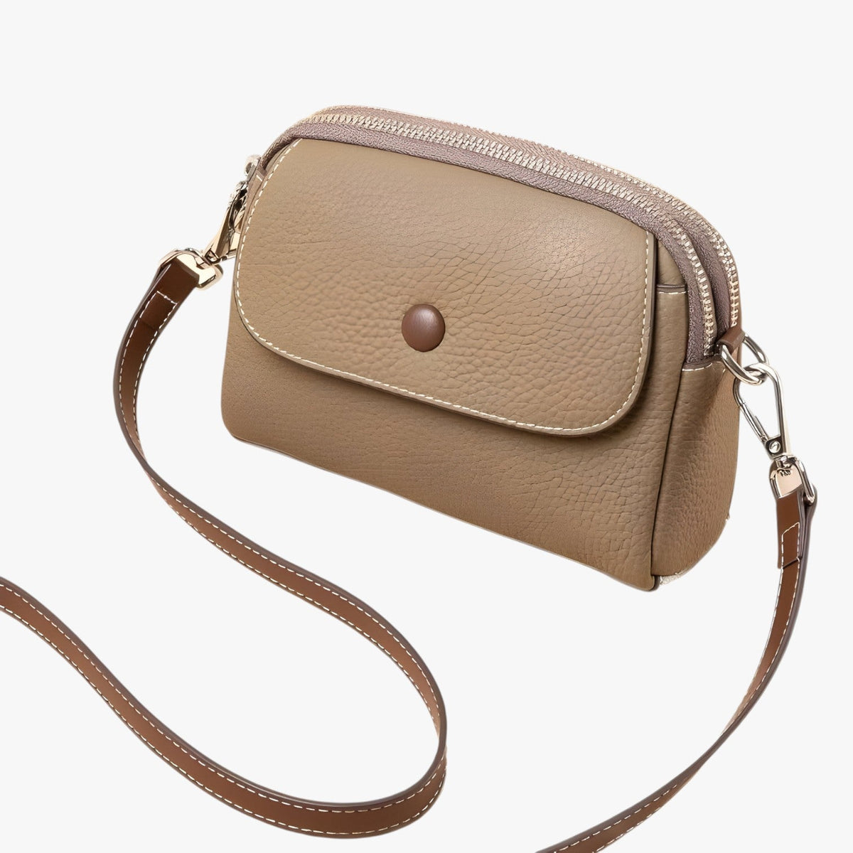 Spacious Shoulder Bag with Multiple Compartments