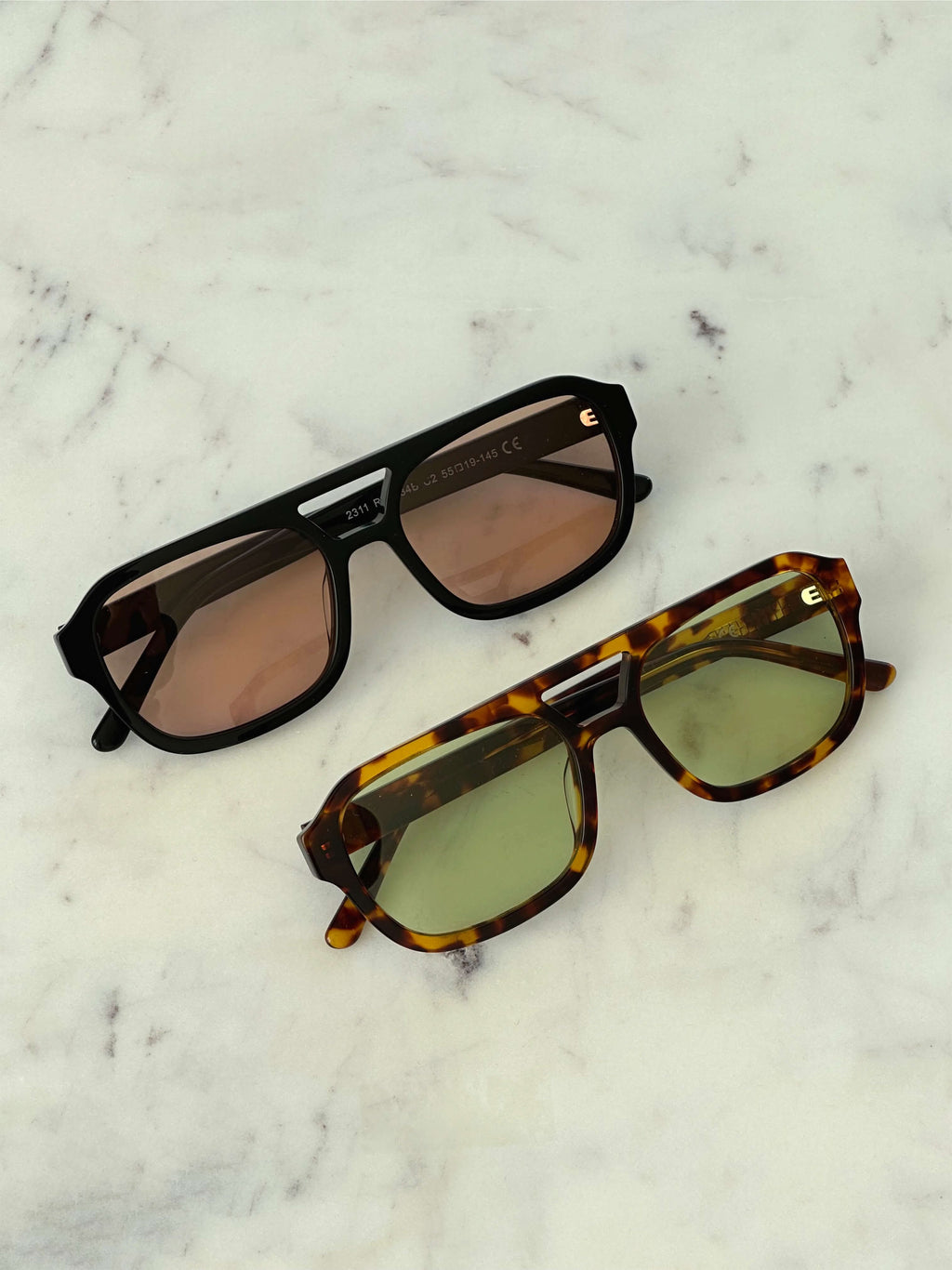 Vintage Frame Sunglasses with UV400 Lenses