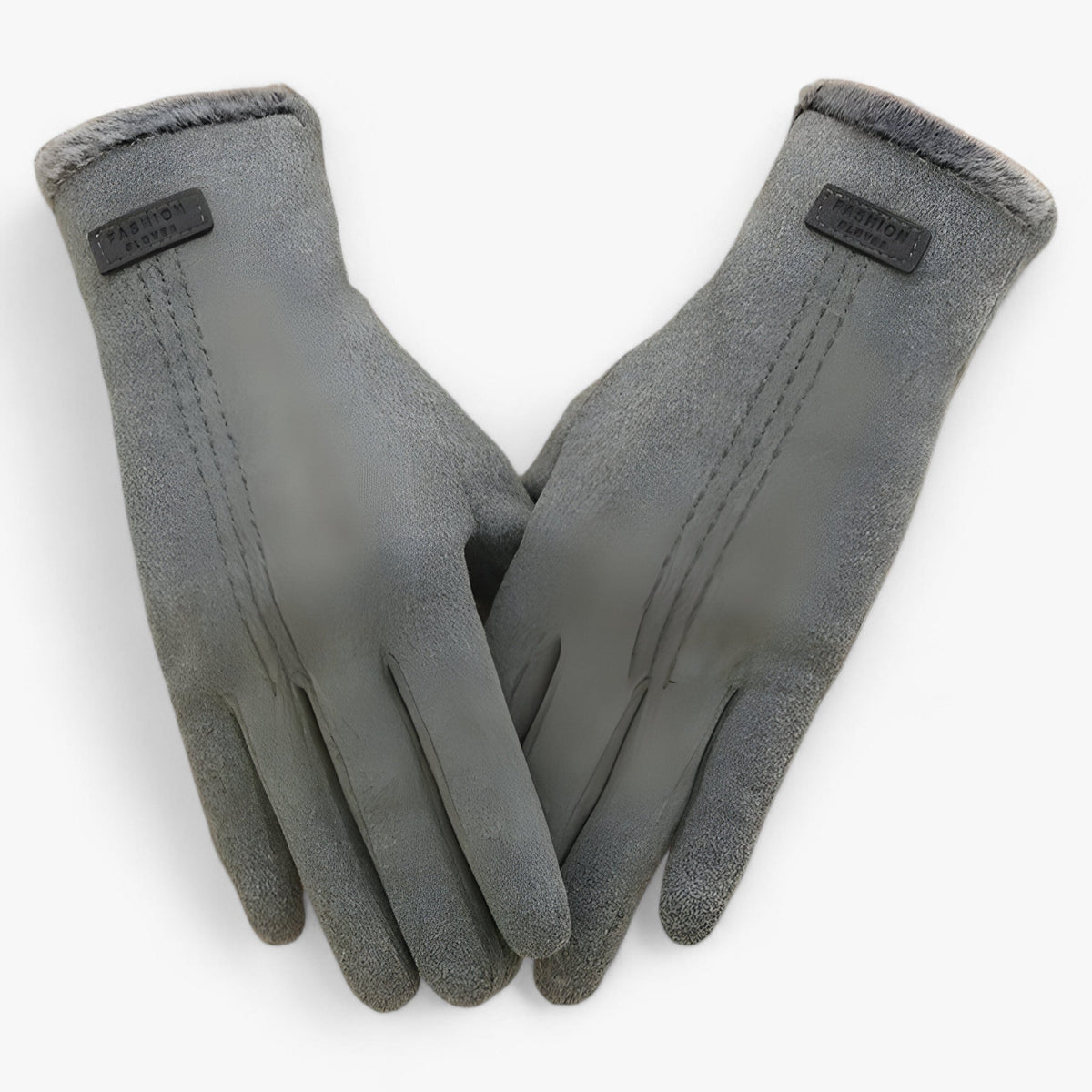 Vintage-Style Touchscreen Winter Gloves with Thermal Lining