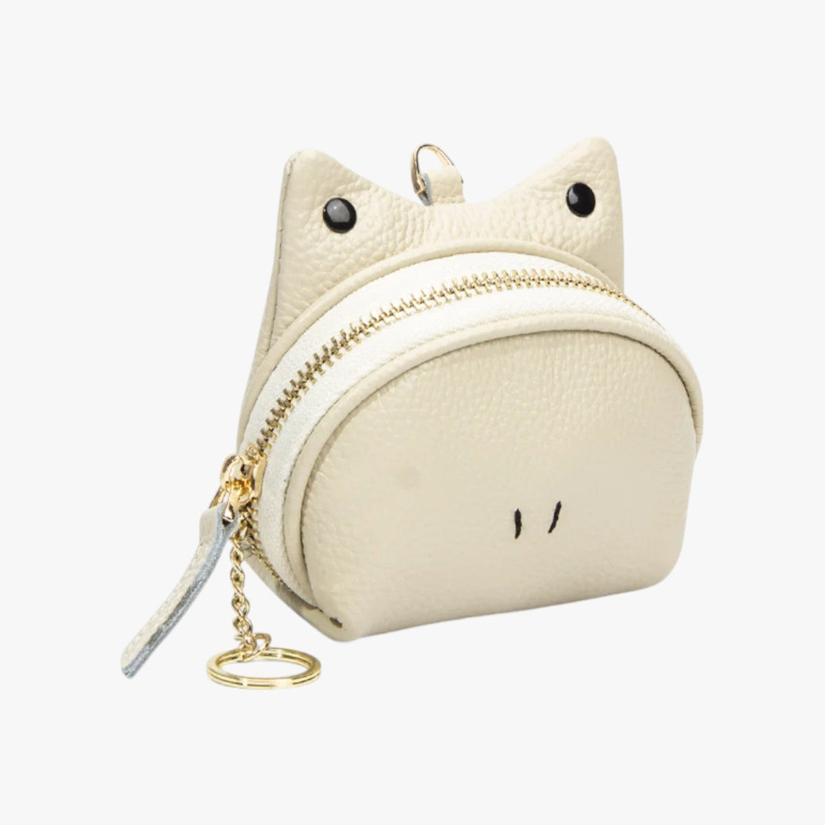 Faux Leather Wallet with Zip Coin Pocket and Card Slots