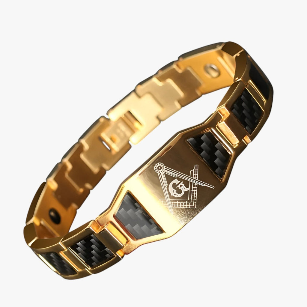 Magnetic Bracelet in Japanese Bio Stainless Steel for Men