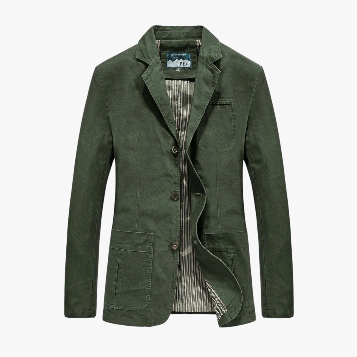 Men's Cotton Bomber Jacket for Spring and Autumn Layering