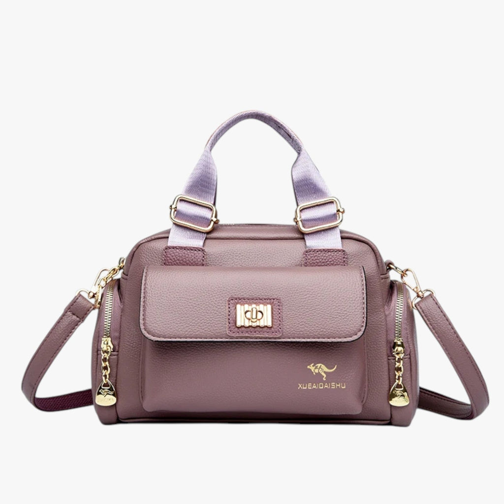 Multifunctional PU Leather Bag with Adjustable Strap