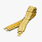 Stainless Steel Bracelet with a Gold-Tone Finish