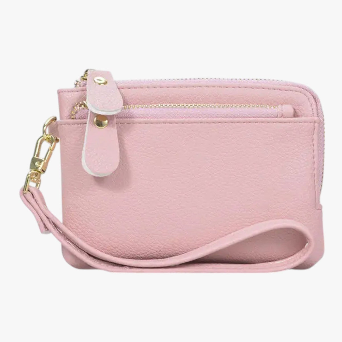Compact Wallet with Keyring and Zip Coin Pocket