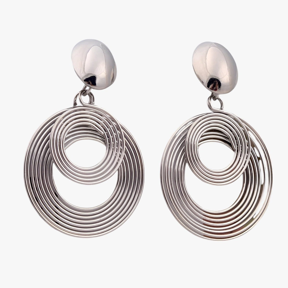 Lightweight Oversized Geometric Statement Earrings