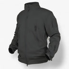 Softshell Jacket with Fleece Lining and Adjustable Hood