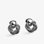 Vintage Twisted Earrings with a Tarnish-Free Finish