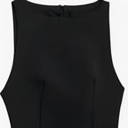 Feather-Trimmed Mini Dress for Evening Occasions
