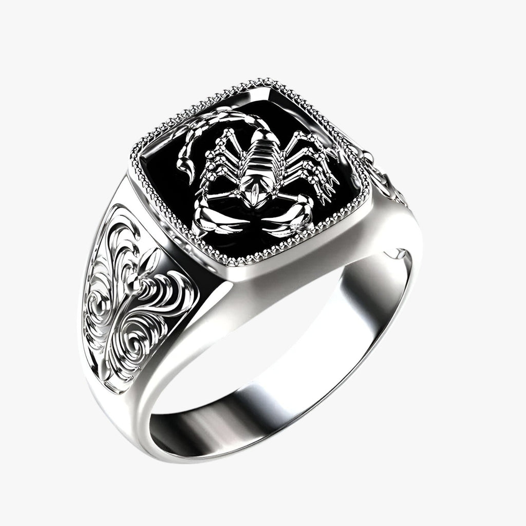 Scorpion Statement Ring with Bold Punk-Inspired Design