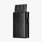 Cartera de piel sintética de dos cuerpos con bloqueo RFID y monedero