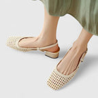 Open Toe Sandals with Ankle Strap
