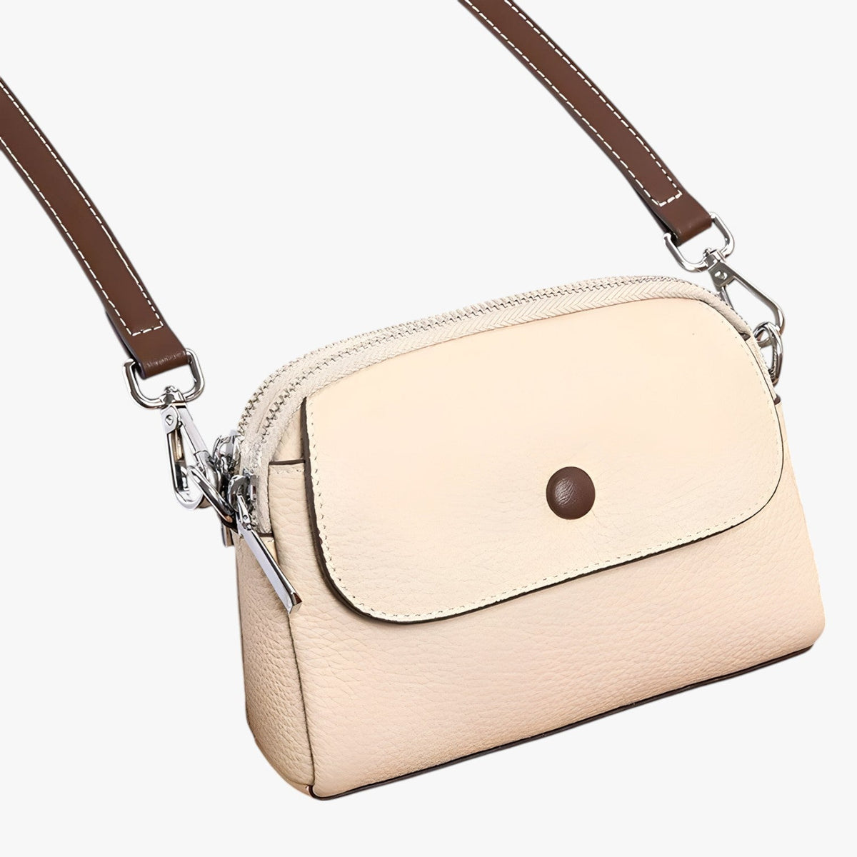 Spacious Shoulder Bag with Multiple Compartments