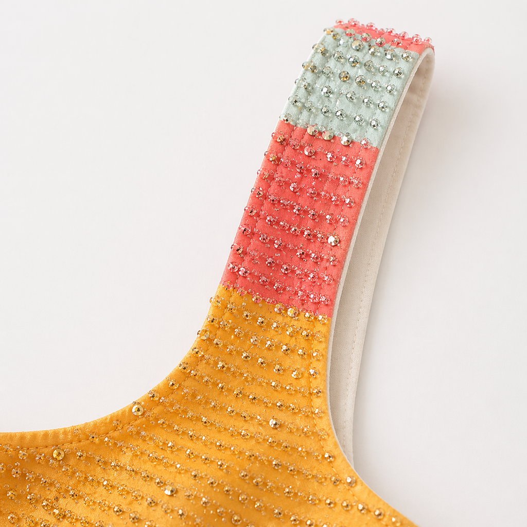 Colour-Pop Square-Neck Mini Dress for Everyday Wear
