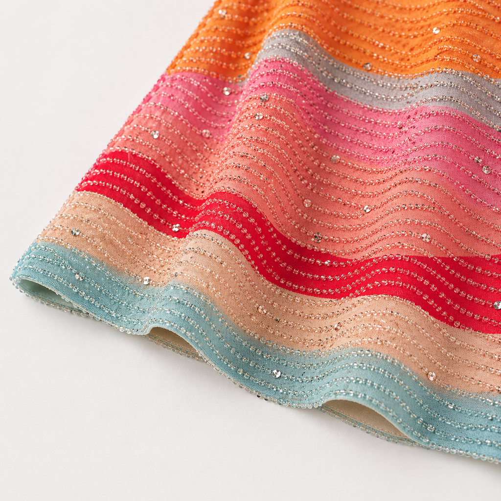 Colour-Pop Square-Neck Mini Dress for Everyday Wear