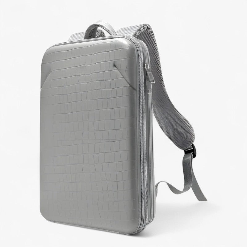 Expandable Commuter Backpack with a Built-In USB Port