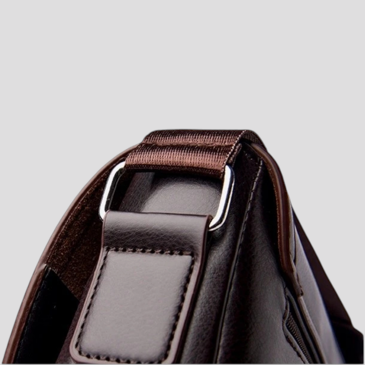 Compact Faux Leather Shoulder Bag for Work Essentials