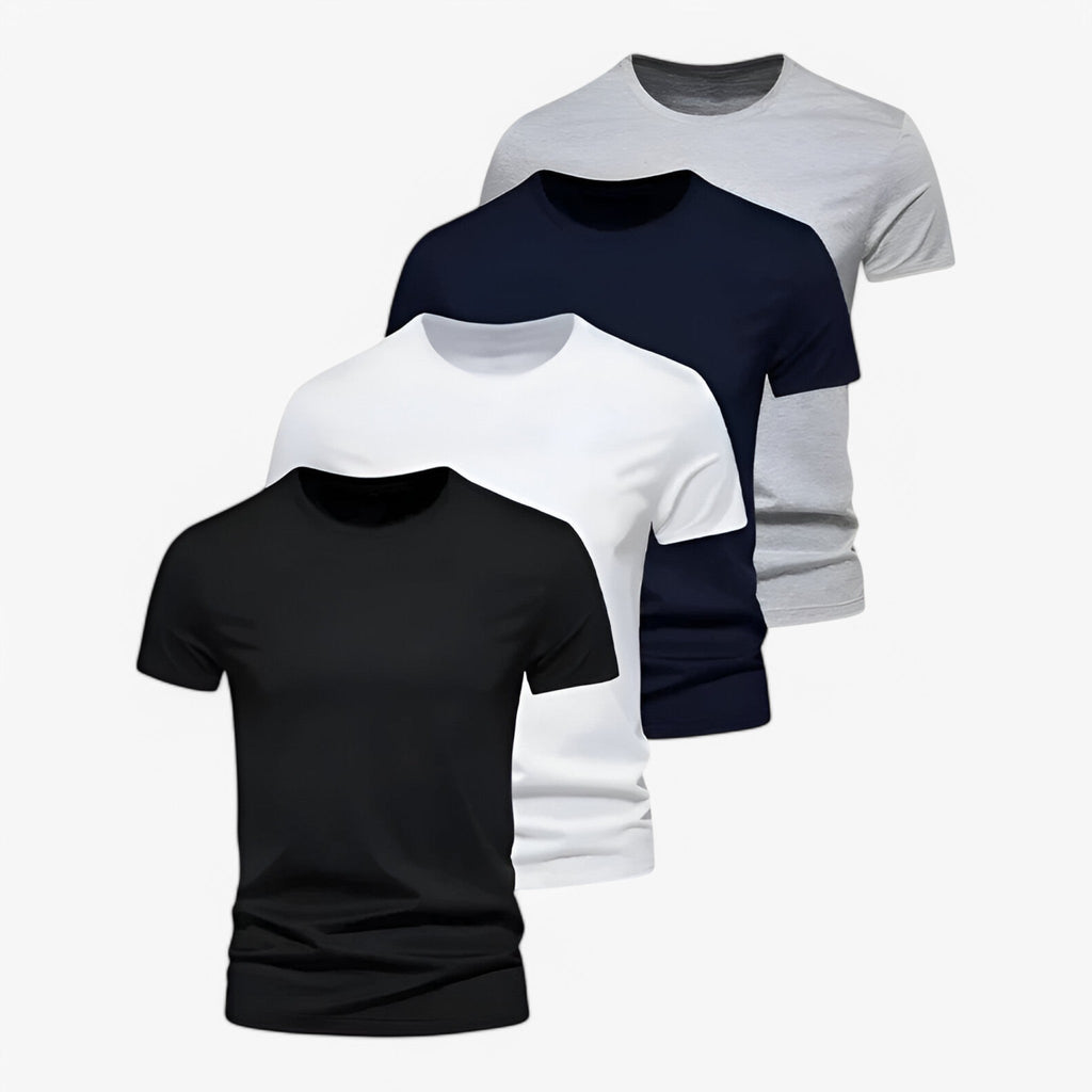 Oversized Cotton T-Shirt with a Relaxed Round Neckline