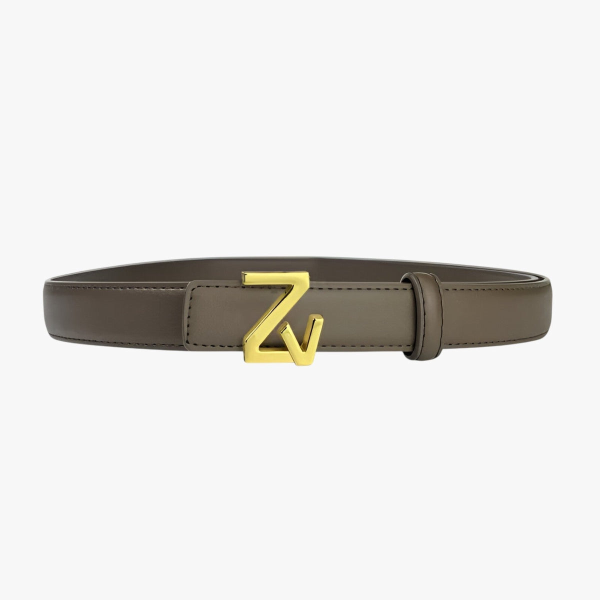 Adjustable Waist Belt with Refined Statement Buckle