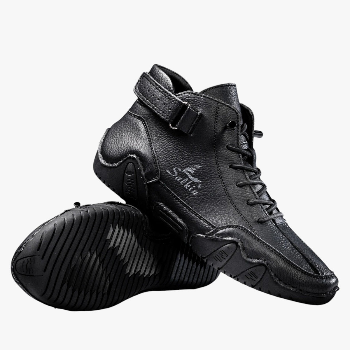 Zapatos artesanales de hombre en piel sintética transpirable con plantilla acolchada