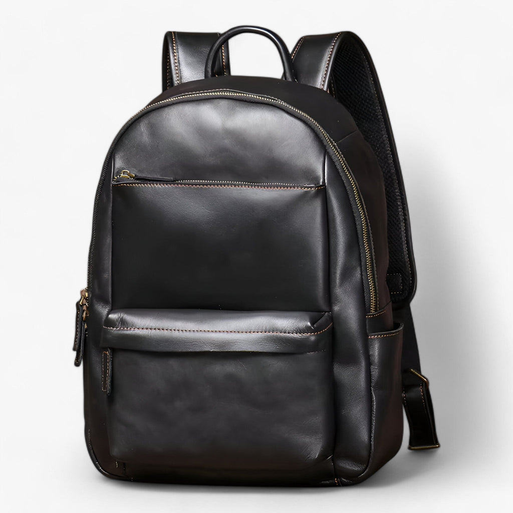 Vintage-Style Backpack with 15-Inch Laptop Sleeve
