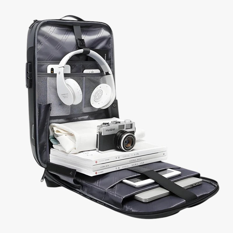 Water-Resistant Backpack with USB Charging Port