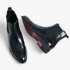 Chelsea Boots with Elastic Side Panels and Padded Insole