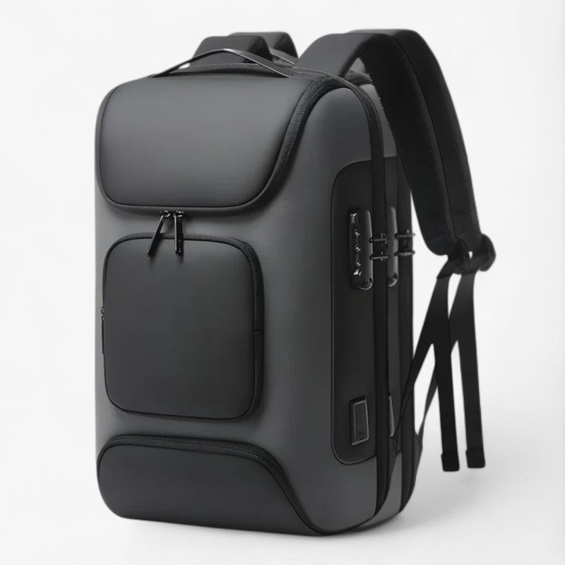 Water-Resistant Backpack with USB Charging Port