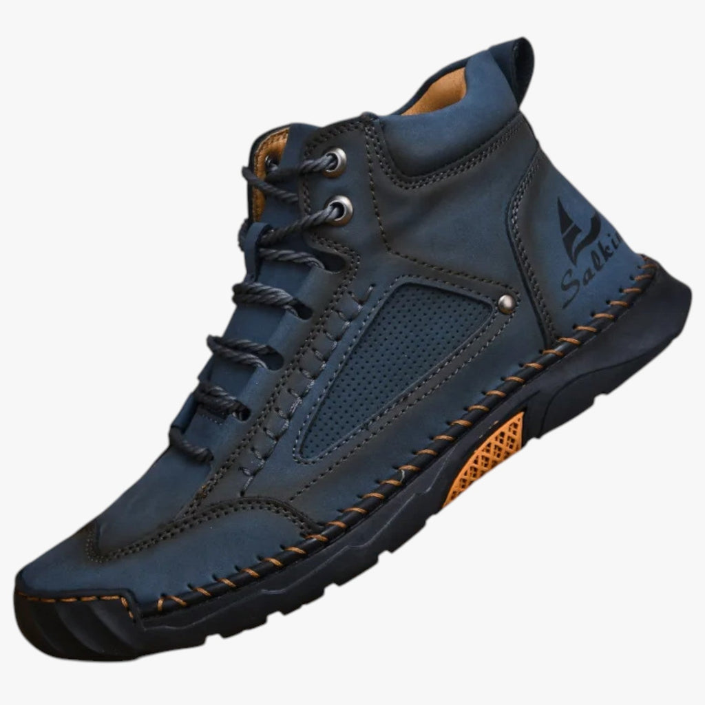 Handmade Faux Leather Shoes with Breathable, Flexible Sole