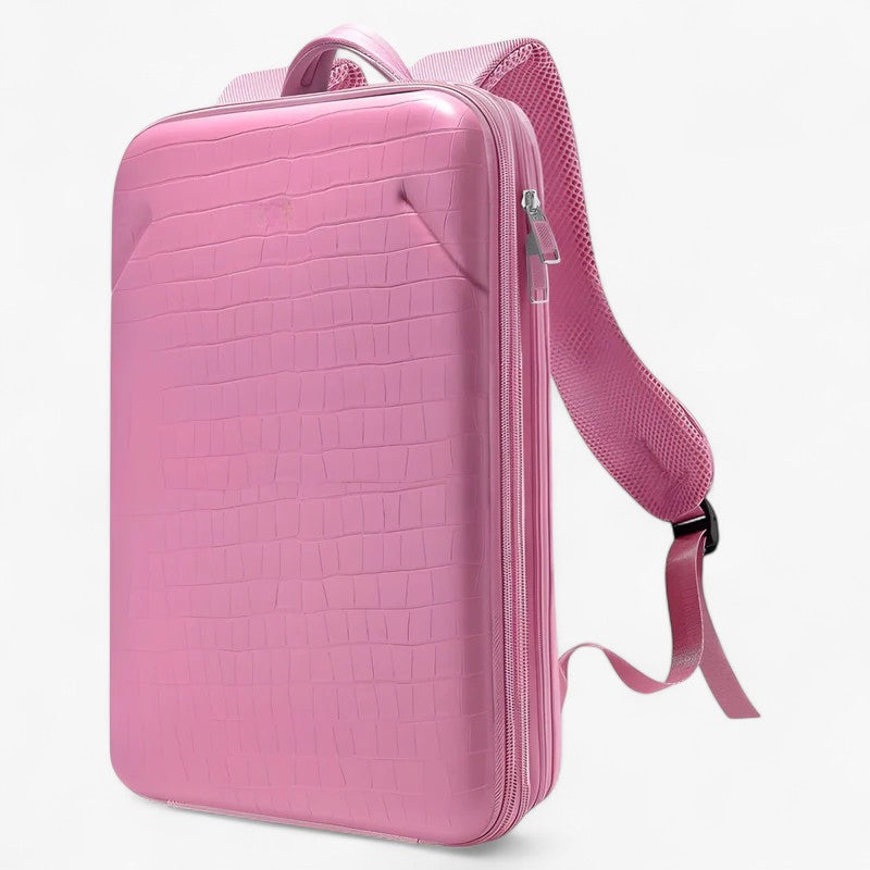Expandable Commuter Backpack with a Built-In USB Port