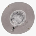 Sombrero de sol de ala ancha para hombre con paneles de malla transpirable