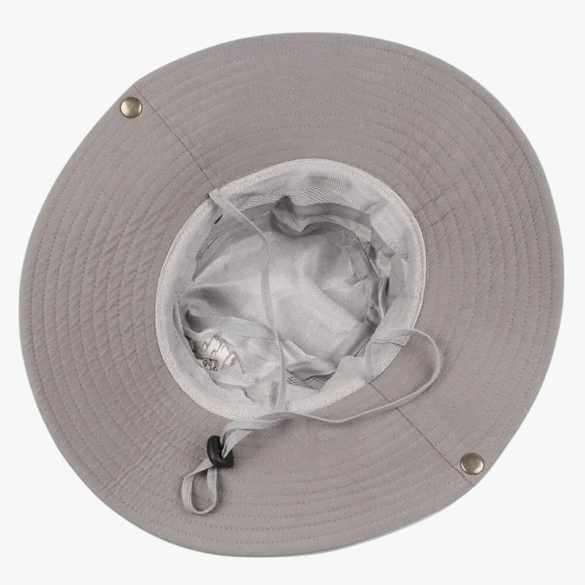 Sombrero de sol de ala ancha para hombre con paneles de malla transpirable