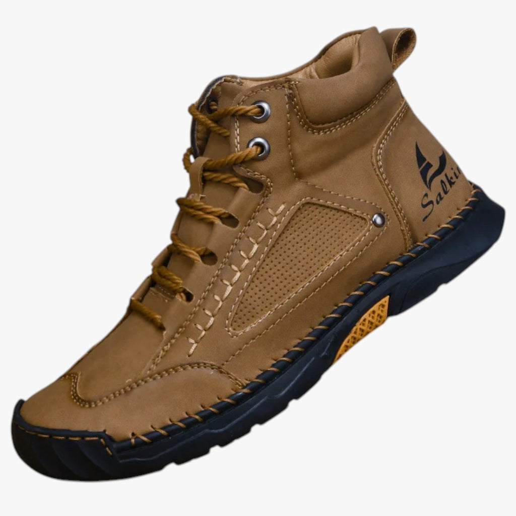 Handmade Faux Leather Shoes with Breathable, Flexible Sole