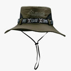 Sombrero de sol de ala ancha para hombre con paneles de malla transpirable