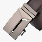Soft Faux Leather Belt with Automatic Click Buckle